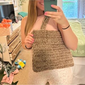 Homemade Stylish Crochet Tote Bag